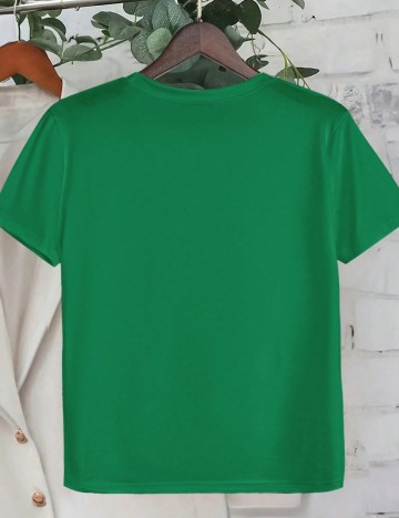 Tricou Shein Curve+, verde