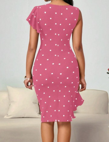 Rochie midi Shein, roz