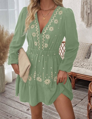 Rochie mini Shein, verde