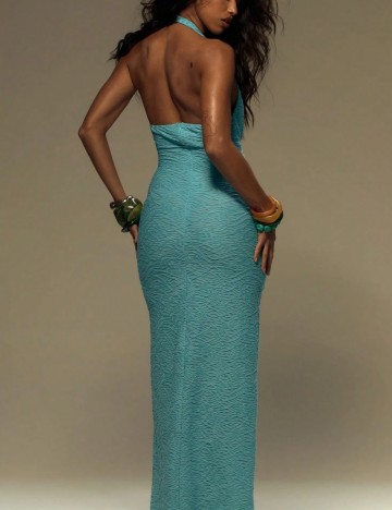 Rochie maxi Shein, turcoaz