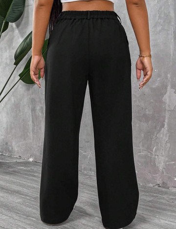 Pantaloni Shein Curve+, negru