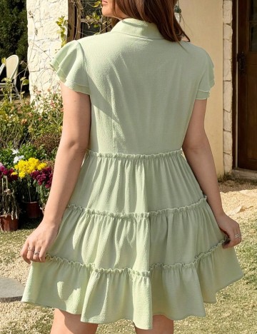 Rochie mini Shein Curve+, verde