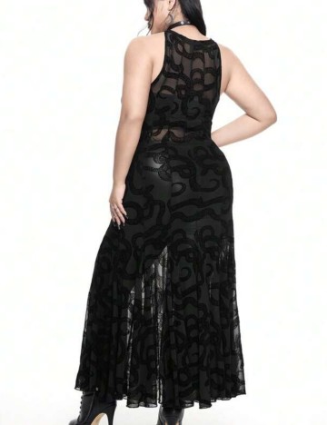 Rochie midi Shein Curve+, negru