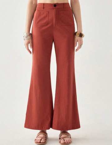 Pantaloni Shein, cărămiziu