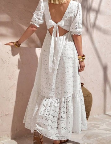 Rochie maxi Shein, alb