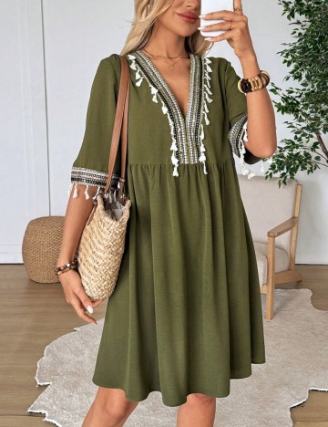 Rochie mini Shein, verde