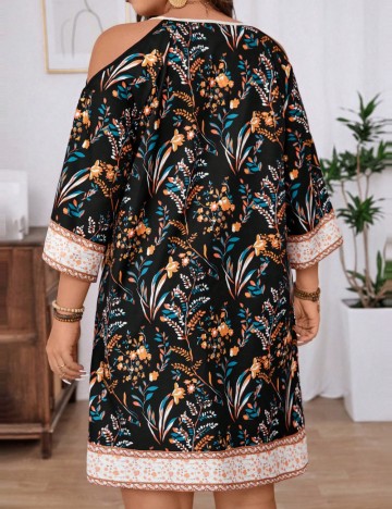 Rochie mini Shein Curve+, negru