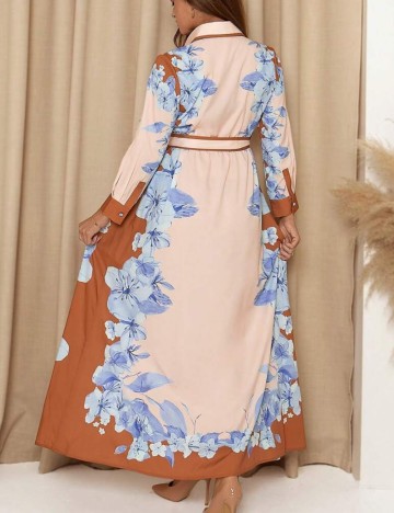 Rochie maxi Shein, mix culori