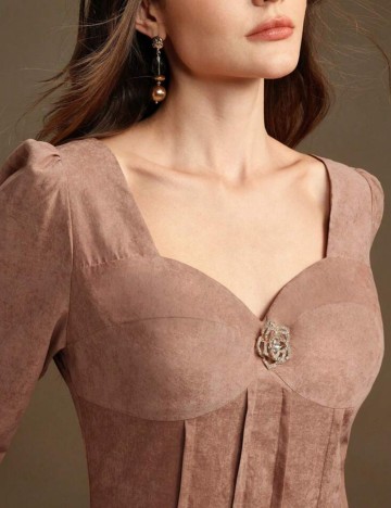 Rochie midi Shein, bej