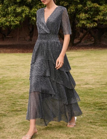 Rochie maxi Shein, gri