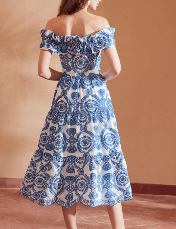 Rochie midi Shein, mix culori