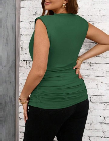 Tricou Shein Curve+, verde