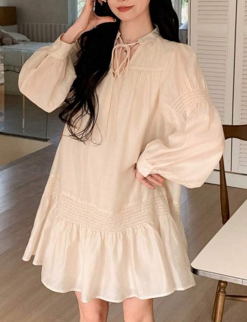 Rochie mini DAZY by Shein, crem