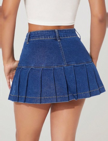 Fustă mini Shein, albastru