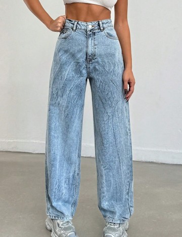 Jeans Shein, albastru