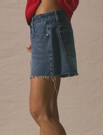 Pantaloni scurți de blugi MUSERA by Shein, albastru