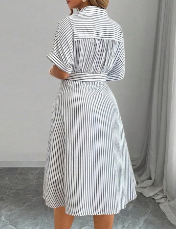 Rochie midi Shein Curve+, mix culori