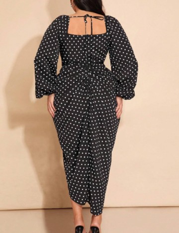Rochie maxi Shein Curve+, negru