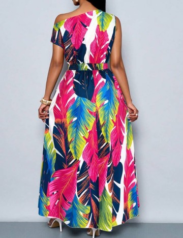 Rochie maxi Shein, mix culori