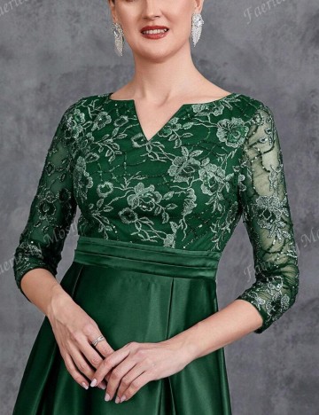 Rochie maxi Shein, verde