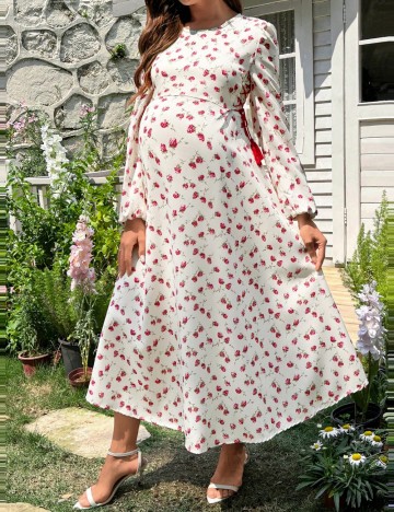 Rochie maxi Shein, mix culori