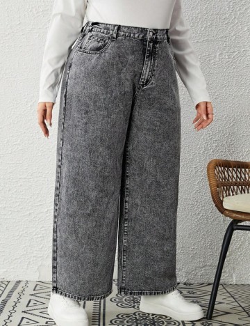 Jeans Shein Curve+, gri