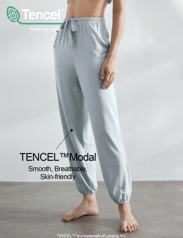 Pantaloni de pijama Shein, albastru