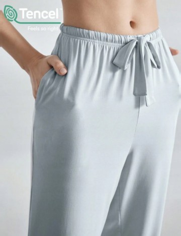 Pantaloni de pijama Shein, albastru
