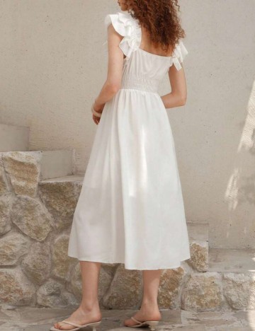 Rochie midi Shein, alb