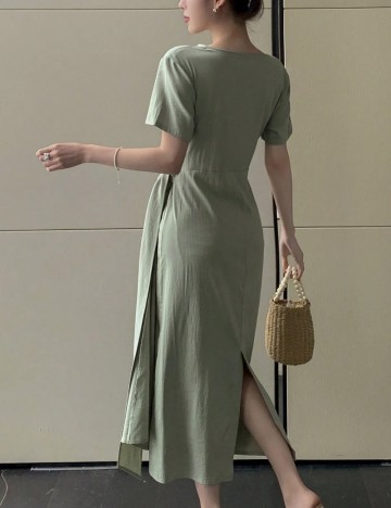 Rochie midi Shein, verde