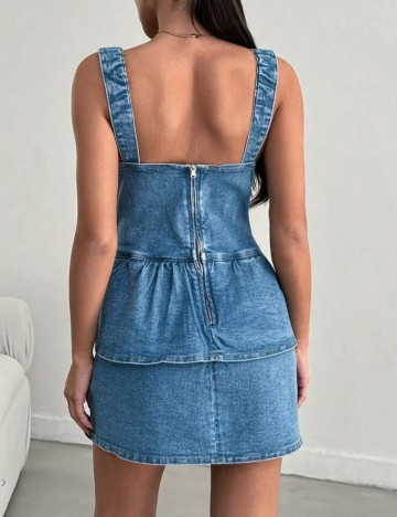 Rochie de blugi Shein, albastru