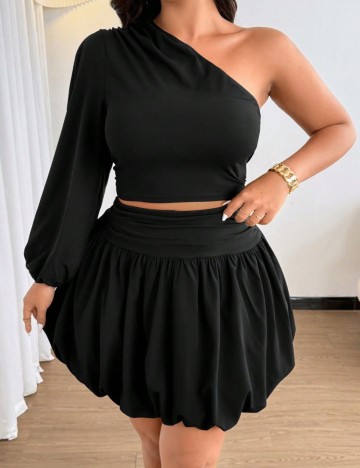 Compleu Shein Curve+, negru