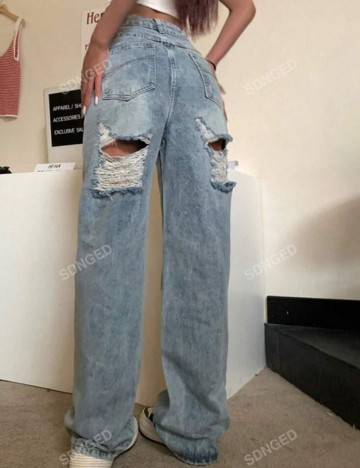 Jeans Shein, albastru