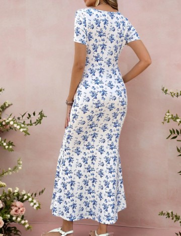 Rochie maxi Shein, mix culori