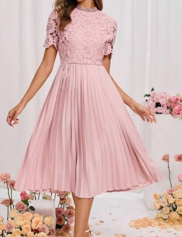 Rochie midi Shein, roz