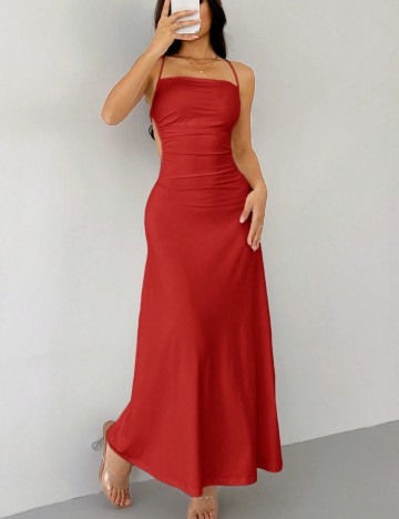 Rochie maxi Shein, roșu