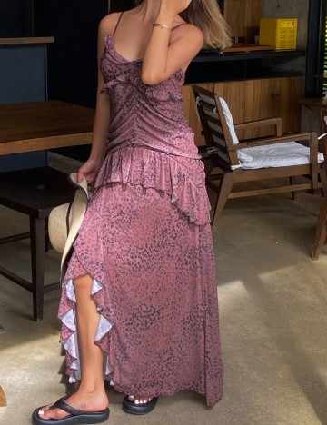 Rochie maxi DAZY by Shein, mix culori