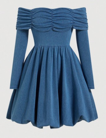 Rochie midi Shein, albastru