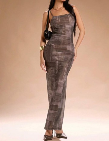 Rochie maxi Shein, mix culori