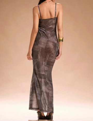 Rochie maxi Shein, mix culori