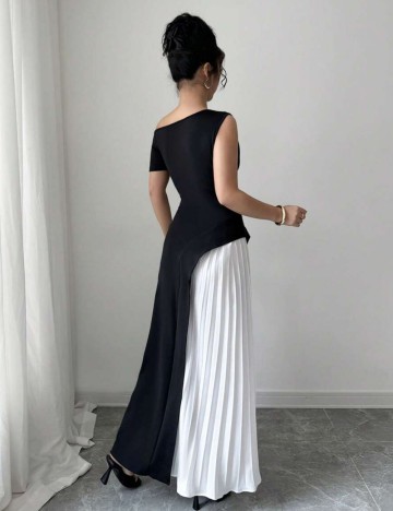 Rochie maxi Shein, mix culori