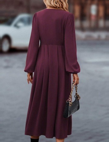 Rochie midi Shein, vișiniu