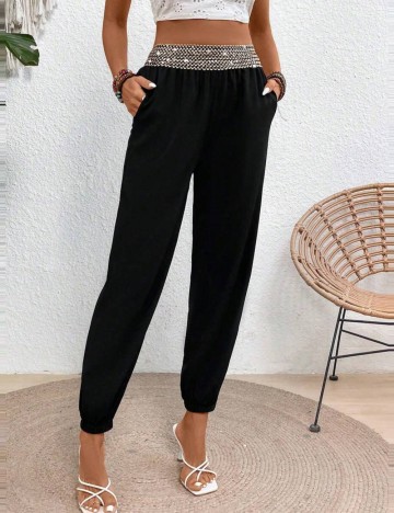 Pantaloni Shein, negru