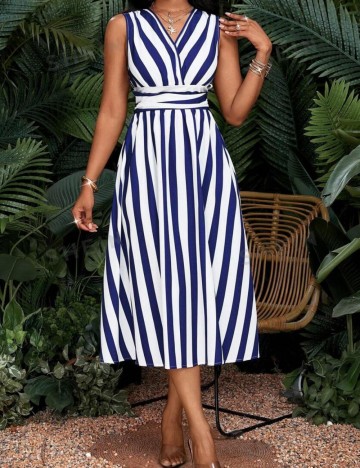 Rochie midi Shein, mix culori