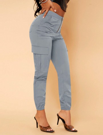 Pantaloni Shein, gri