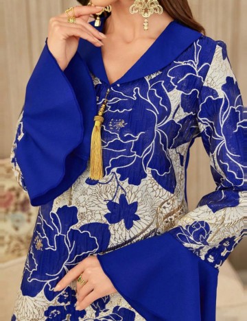 Rochie maxi Shein, mix culori