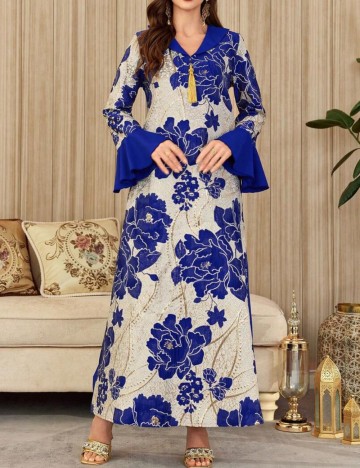 Rochie maxi Shein, mix culori