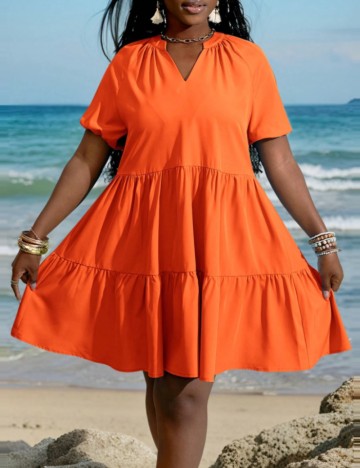 Rochie mini Shein, portocaliu