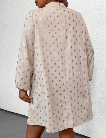 Rochie mini Shein Curve+, bej