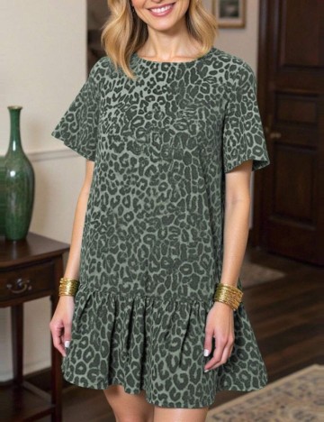 Rochie mini Shein Curve+, mix culori
